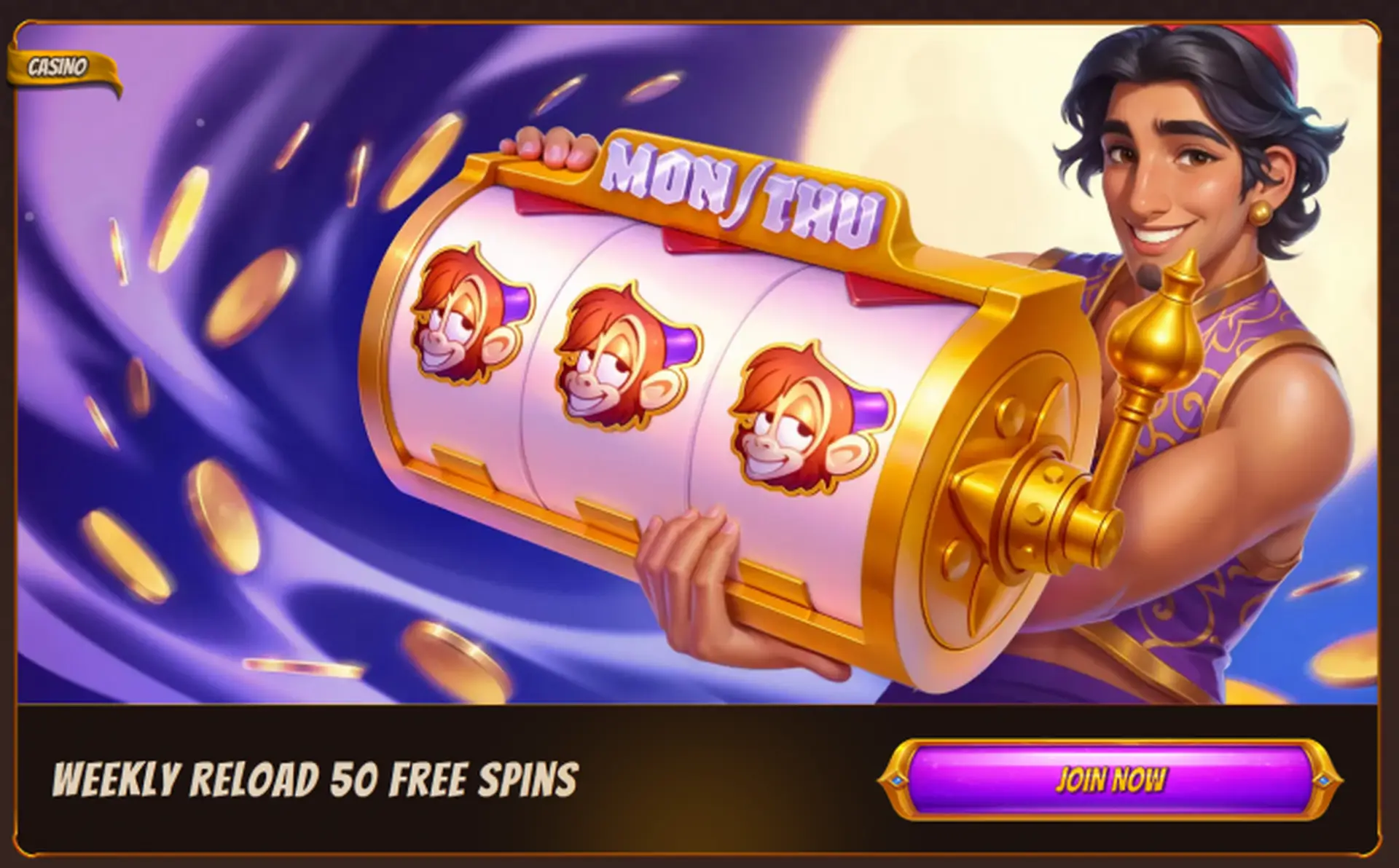 AbuKing promotie met 50 free spins