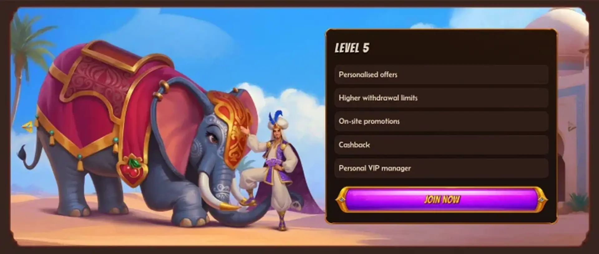 Voordelen en niveaus van de AbuKing VIP Club